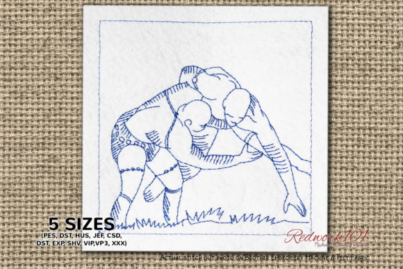 African Wrestling Bluework: A Designer’s Review