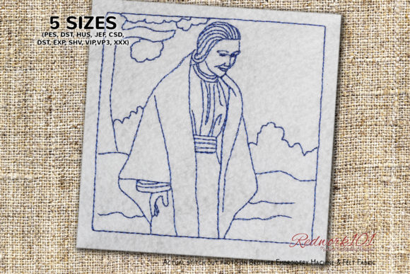 Nativity Scene Redwork: A Designer’s Review for Boutique Sweatshirts