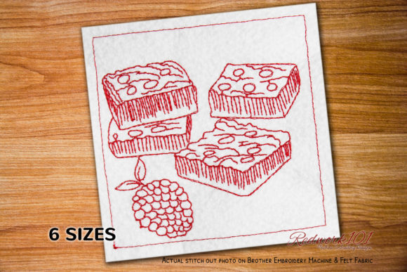 Raspberry Crumble Bars: A Sweet Embroidery Review
