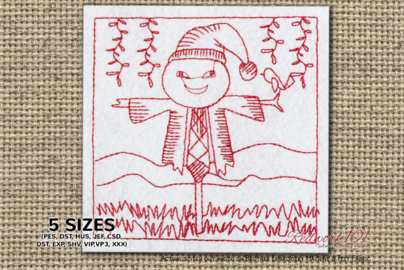 Review: Christmas Farming Machine Embroidery Design