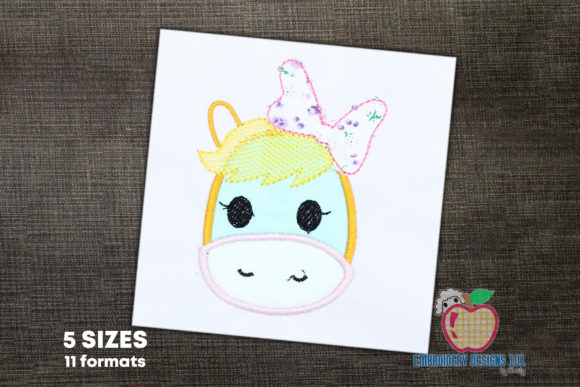 Review: Pony Horse with Ribbon Applique for Holiday Sales