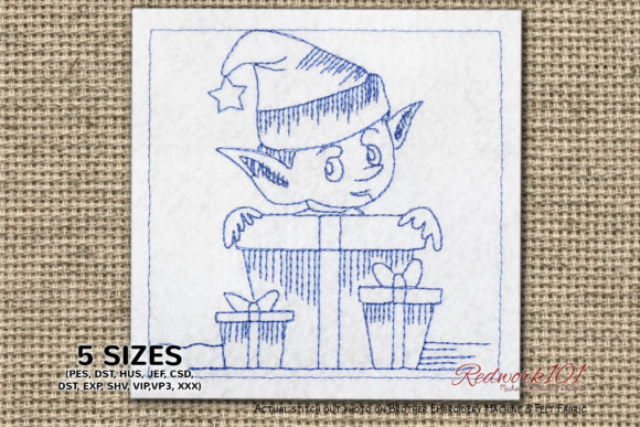 Reviewing Elf with Gift Bluework for Holiday Gifts