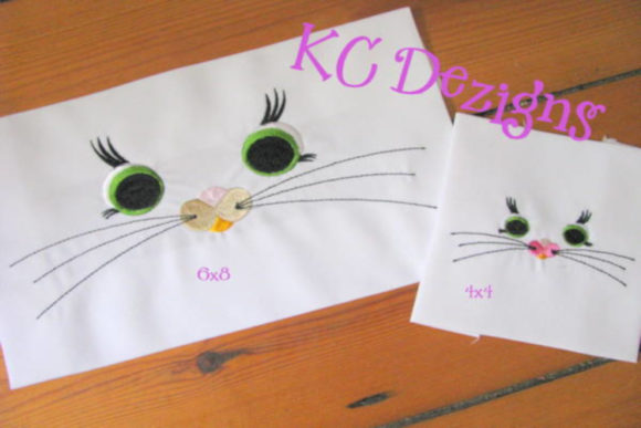 Reviewing the Cat Eyes and Nose Embroidery Design