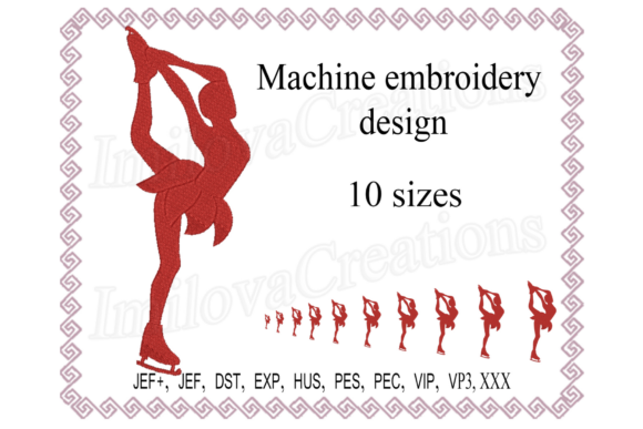 Reviewing the Figure Ice Skater Design for Embroidery