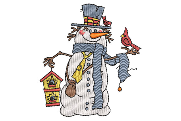 Snowman with Cardinal Birdy: A Designer’s Review