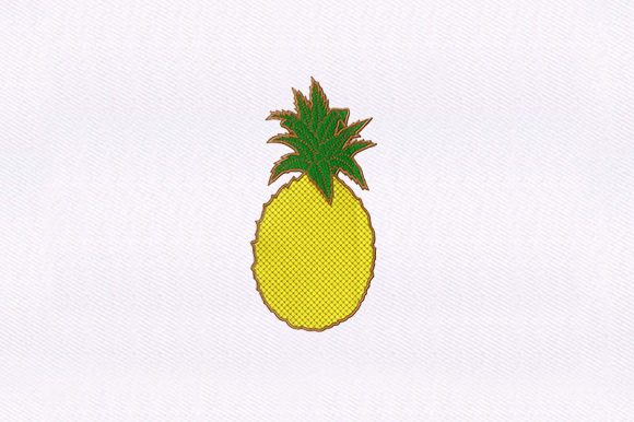 Yellow Green Pineapple: A Festive Embroidery Review